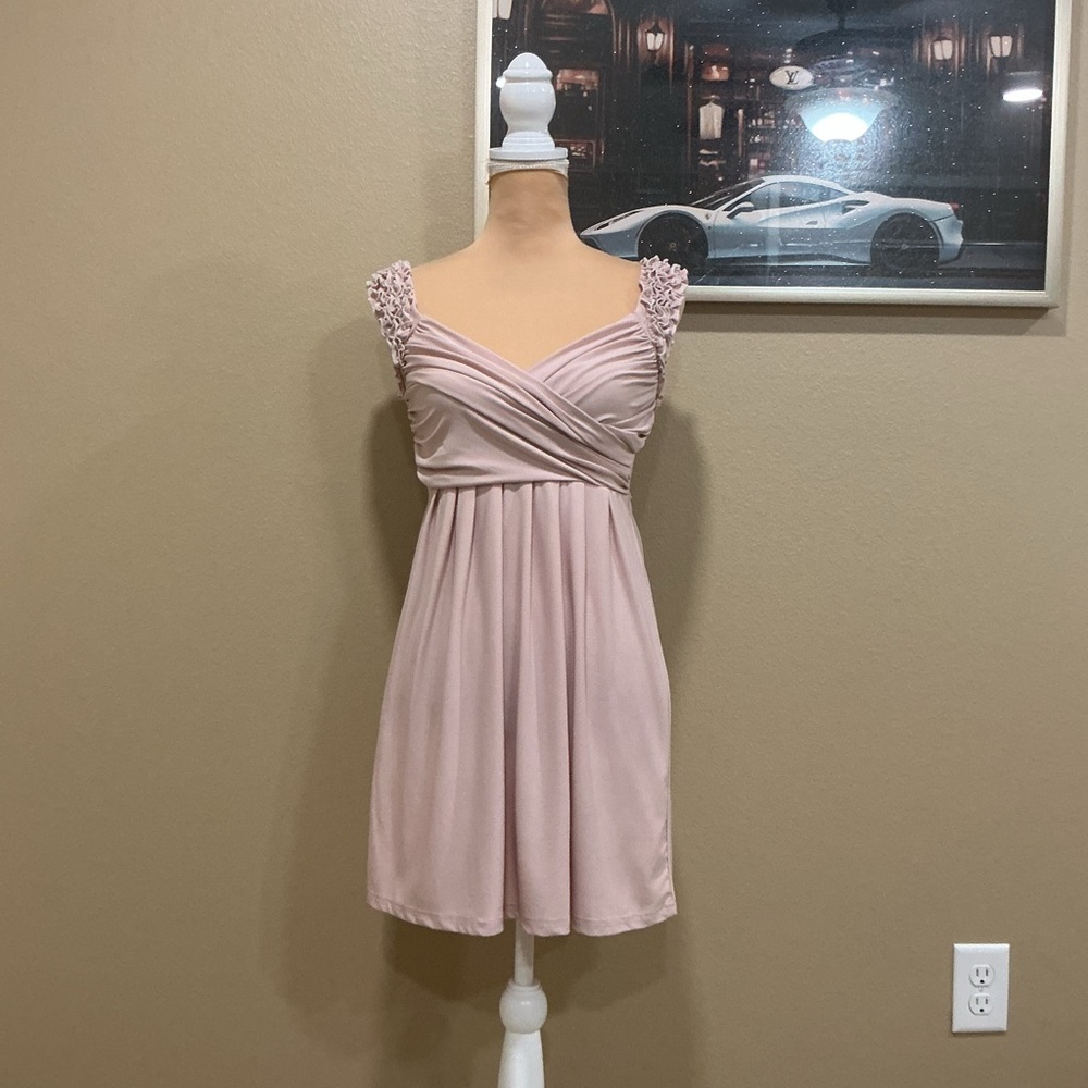 Source Unknown Blush Pink Mini Dress